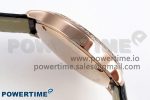 Ronde Louis Cartier 29mm RG DRF 1:1 Best Edition Sandblasted Beige Dial Diamonds Bezel on Black Leather Strap Ronda Quartz - Image 7