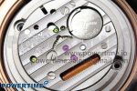 Ronde Louis Cartier 29mm RG DRF 1:1 Best Edition Sandblasted Beige Dial Diamonds Bezel on Black Leather Strap Ronda Quartz - Image 10