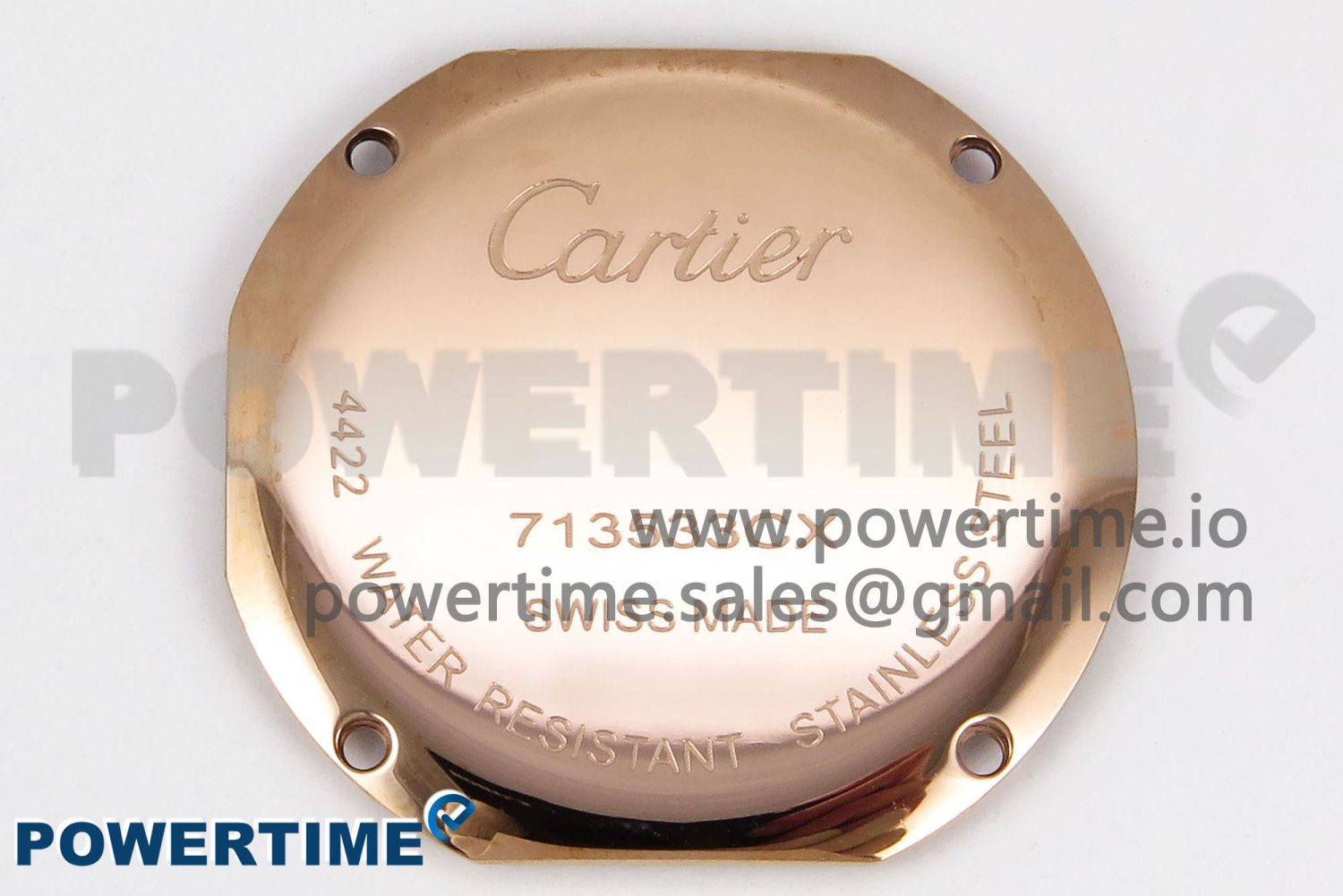 Ronde Louis Cartier 29mm RG DRF 1:1 Best Edition Sandblasted Beige Dial Diamonds Bezel on Black Leather Strap Ronda Quartz - Image 11