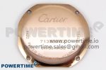 Ronde Louis Cartier 29mm RG DRF 1:1 Best Edition Sandblasted Beige Dial Diamonds Bezel on Black Leather Strap Ronda Quartz - Image 11