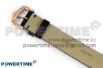Ronde Louis Cartier 29mm RG DRF 1:1 Best Edition Sandblasted Beige Dial Diamonds Bezel on Black Leather Strap Ronda Quartz - Image 14
