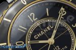 J13 38mm YG Black Ceramic BVF 1:1 Best Edition Black Dial on Bracelet A12.1 - Image 4