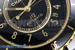 J13 38mm YG Black Ceramic BVF 1:1 Best Edition Black Dial on Bracelet A12.1 - Image 5