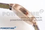 Ronde Louis Cartier 36mm RG DRF 1:1 Best Edition Sandblasted Beige Dial on Purple Leather Strap Ronda Quartz - Image 7