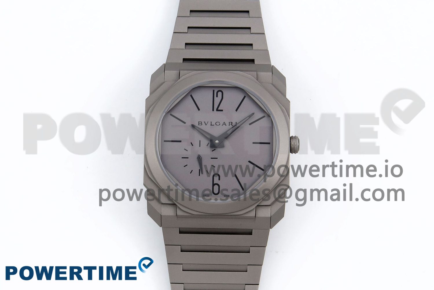 Octo Finissimo Titanuim BVF 1:1 Best Edition Gray Dial on Bracelet Asian Micro Rotor Movement - Image 1