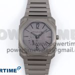 Octo Finissimo Titanuim BVF 1:1 Best Edition Gray Dial on Bracelet Asian Micro Rotor Movement