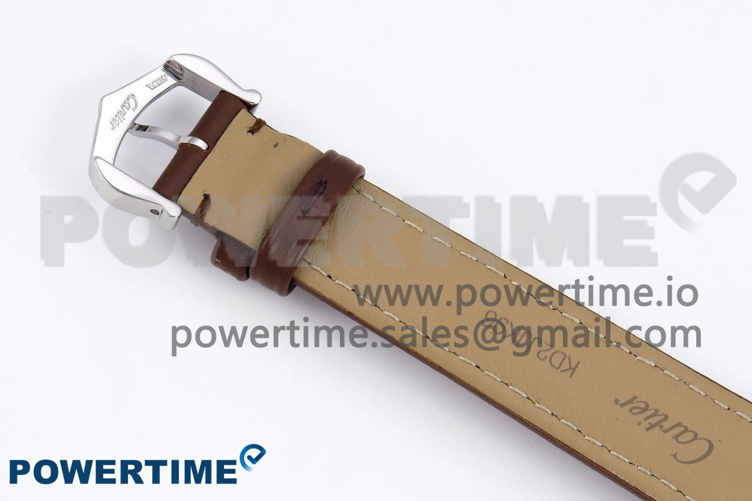 Santos Dumont 27.5mm SS AF 1:1 Best Edition Silver Dial on Brown Leather Strap A157 - Image 11