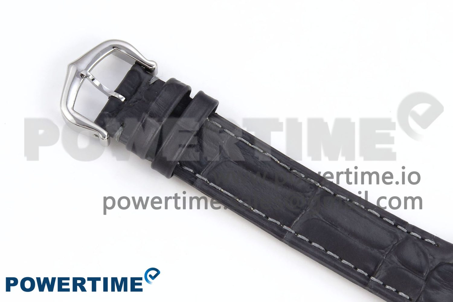 Santos Dumont 27.5mm SS/RG AF 1:1 Best Edition Silver Dial on Gray Croco Strap A157 - Image 8
