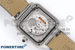 Santos Dumont 27.5mm SS AF 1:1 Best Edition Silver Dial on Gray Croco Strap A157 - Image 7