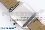 Santos Dumont 27.5mm SS AF 1:1 Best Edition Silver Dial on Red Croco Strap A157 - Image 9
