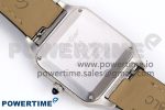 Santos Dumont 27.5mm SS AF 1:1 Best Edition Silver Dial on Black Croco Strap A157 - Image 6