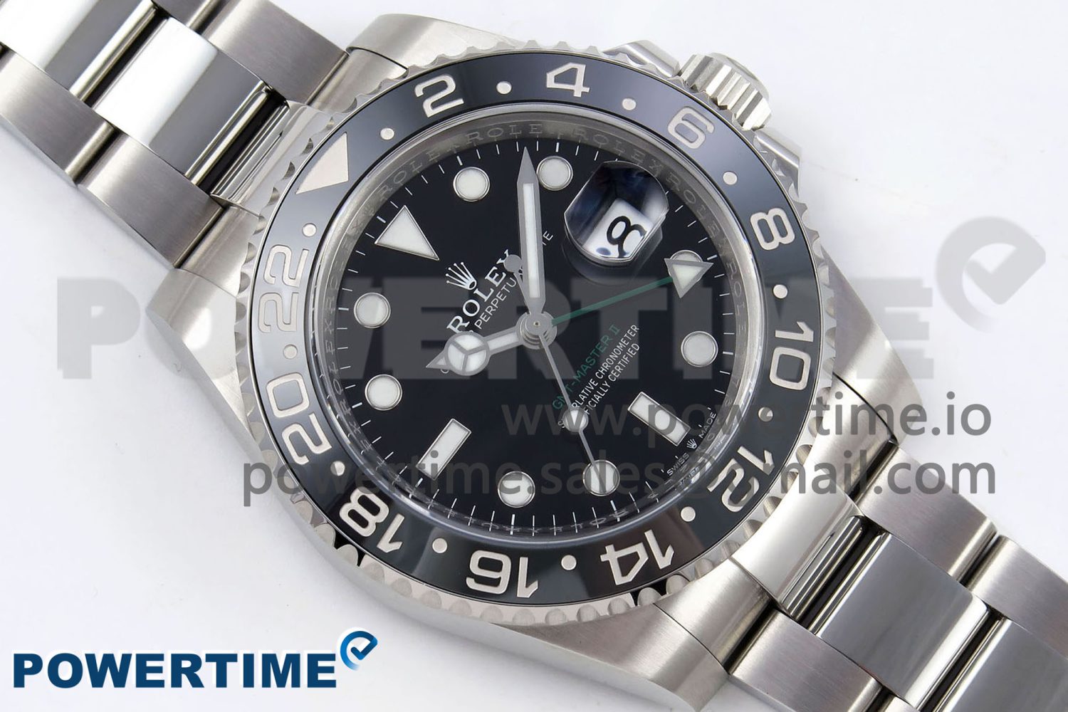 GMT-Master II 126710 GRNR Black/Gray Ceramic 904L Steel Clean 1:1 Best Edition on Oyster Strap DD3285 - Image 3
