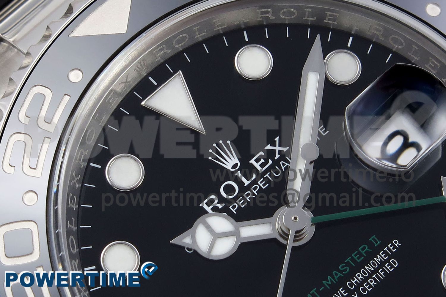 GMT-Master II 126710 GRNR Black/Gray Ceramic 904L Steel Clean 1:1 Best Edition on Oyster Strap DD3285 - Image 4