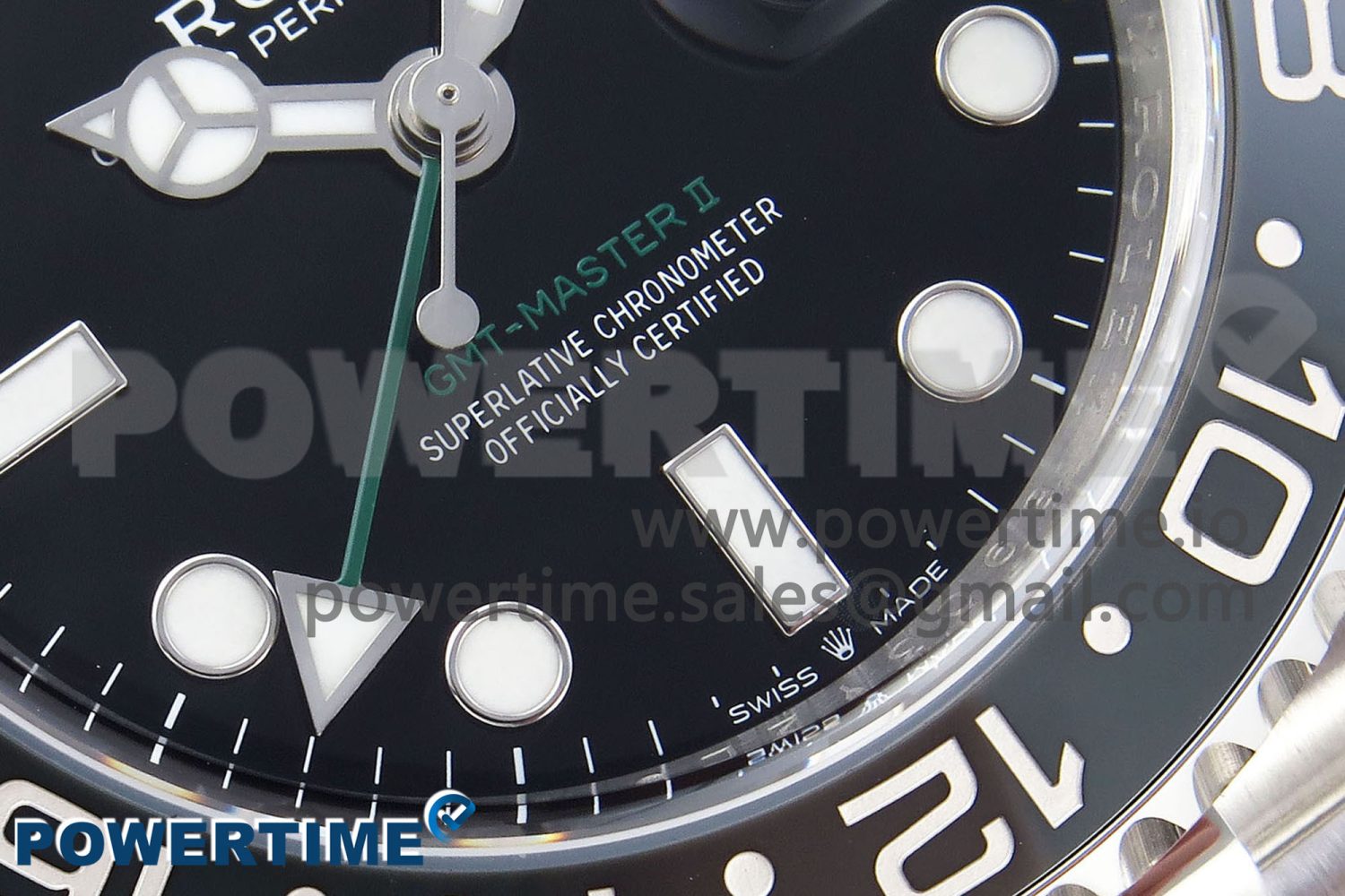 GMT-Master II 126710 GRNR Black/Gray Ceramic 904L Steel Clean 1:1 Best Edition on Jubilee Strap DD3285 - Image 5