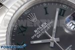 DateJust 41 126334 C+F 1:1 Best Edition 904L Steel Gray Dial Green Roman on SS Oyster Bracelet VR3235 - Image 5