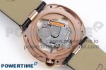 Ballon Blanc De Cartier 30mm RG DRF 1:1 Best Edition Silvered Texture Dial on Black Leather Strap Ronda Quartz - Image 10