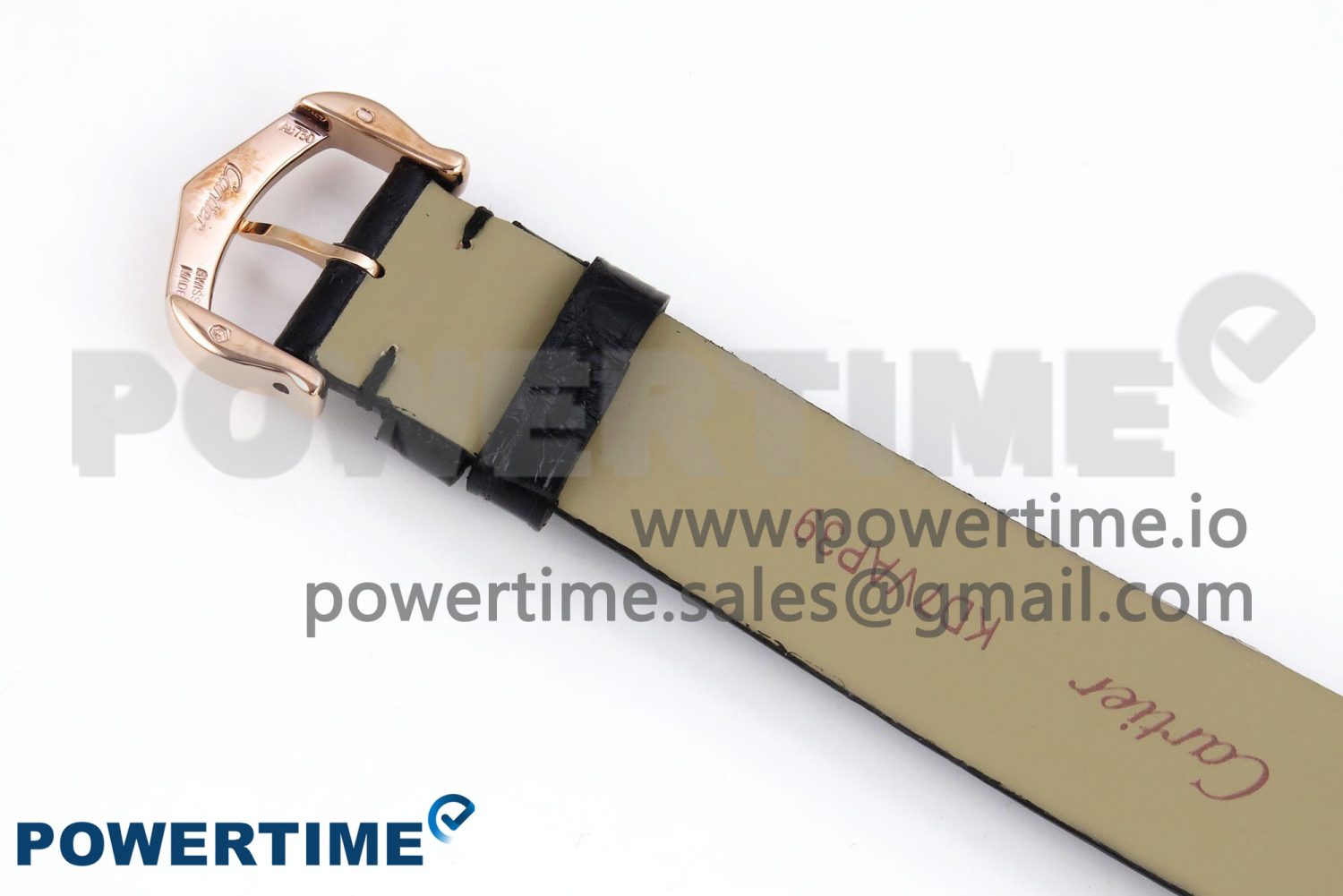 Ballon Blanc De Cartier 30mm RG DRF 1:1 Best Edition Silvered Texture Dial on Black Leather Strap Ronda Quartz - Image 14