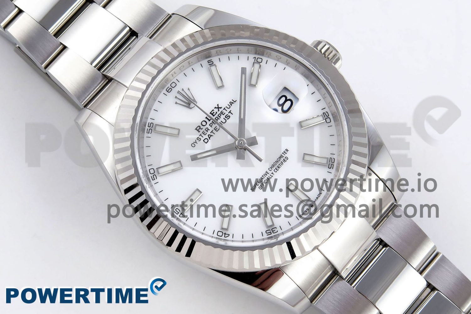 DateJust 41 126334 C+F 1:1 Best Edition 904L Steel White Dial on SS Oyster Bracelet VR3235 - Image 3