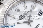 DateJust 41 126334 C+F 1:1 Best Edition 904L Steel White Dial on SS Oyster Bracelet VR3235 - Image 4