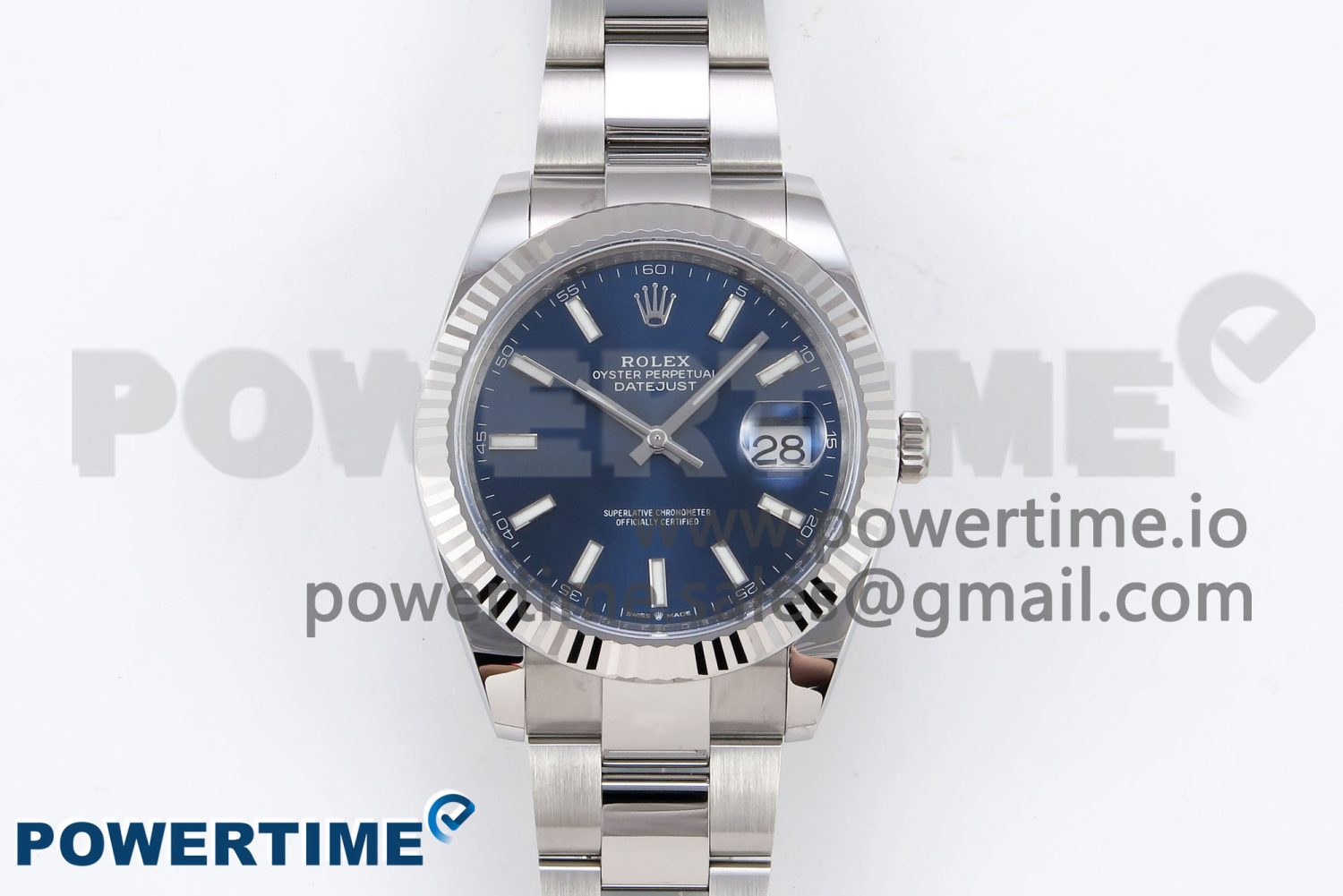 DateJust 41 126334 C+F 1:1 Best Edition 904L Steel Blue Dial on SS Oyster Bracelet VR3235 - Image 1