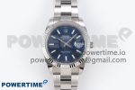 DateJust 41 126334 C+F 1:1 Best Edition 904L Steel Blue Dial on SS Oyster Bracelet VR3235