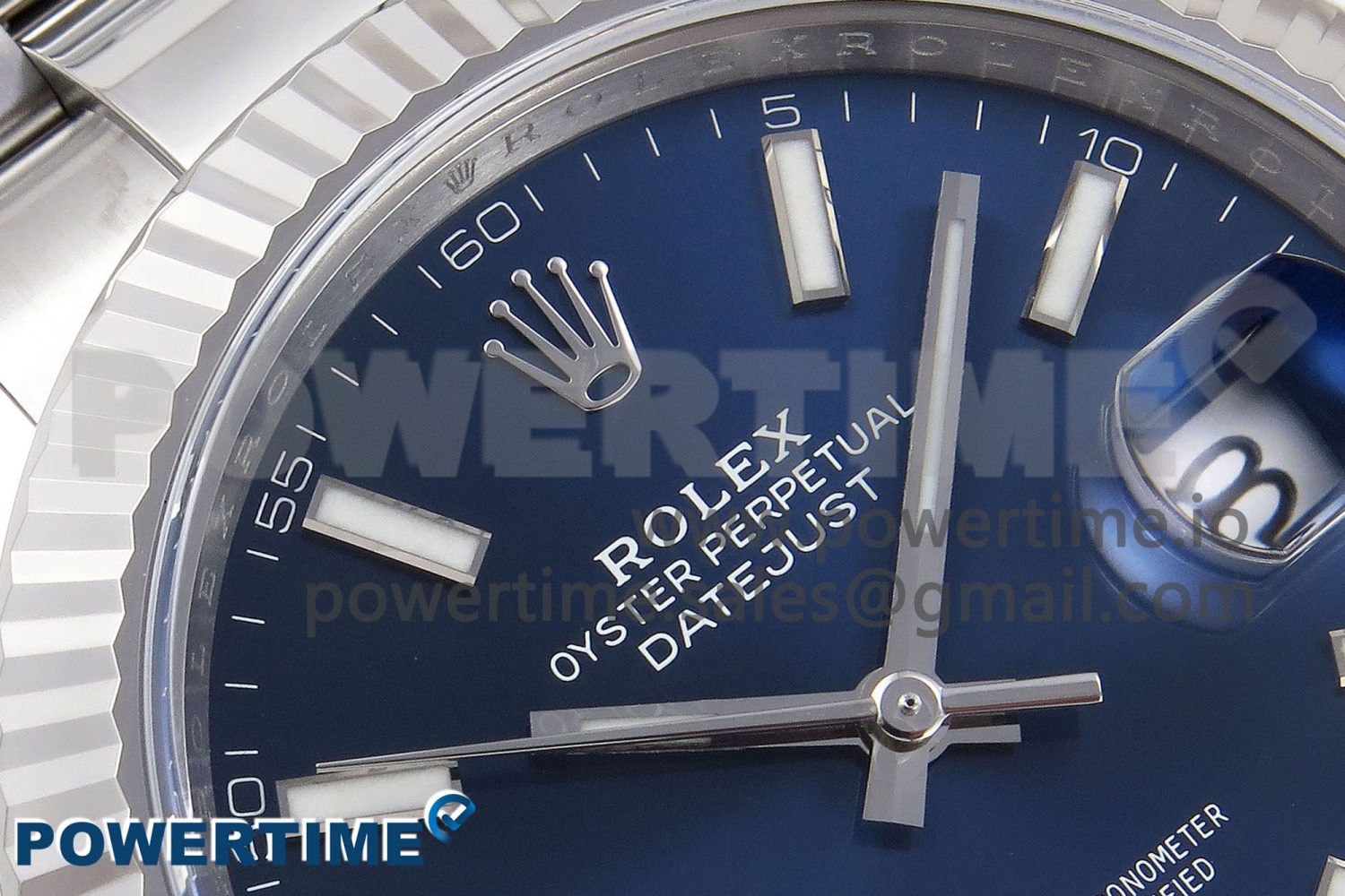 DateJust 41 126334 C+F 1:1 Best Edition 904L Steel Blue Dial on SS Oyster Bracelet VR3235 - Image 4