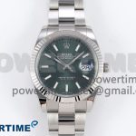 DateJust 41 126334 C+F 1:1 Best Edition 904L Steel Green Dial on SS Oyster Bracelet VR3235