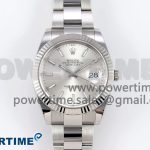 DateJust 41 126334 C+F 1:1 Best Edition 904L Steel Silver Dial on SS Oyster Bracelet VR3235