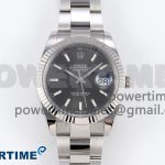 DateJust 41 126334 C+F 1:1 Best Edition 904L Steel Gray Dial on SS Oyster Bracelet VR3235