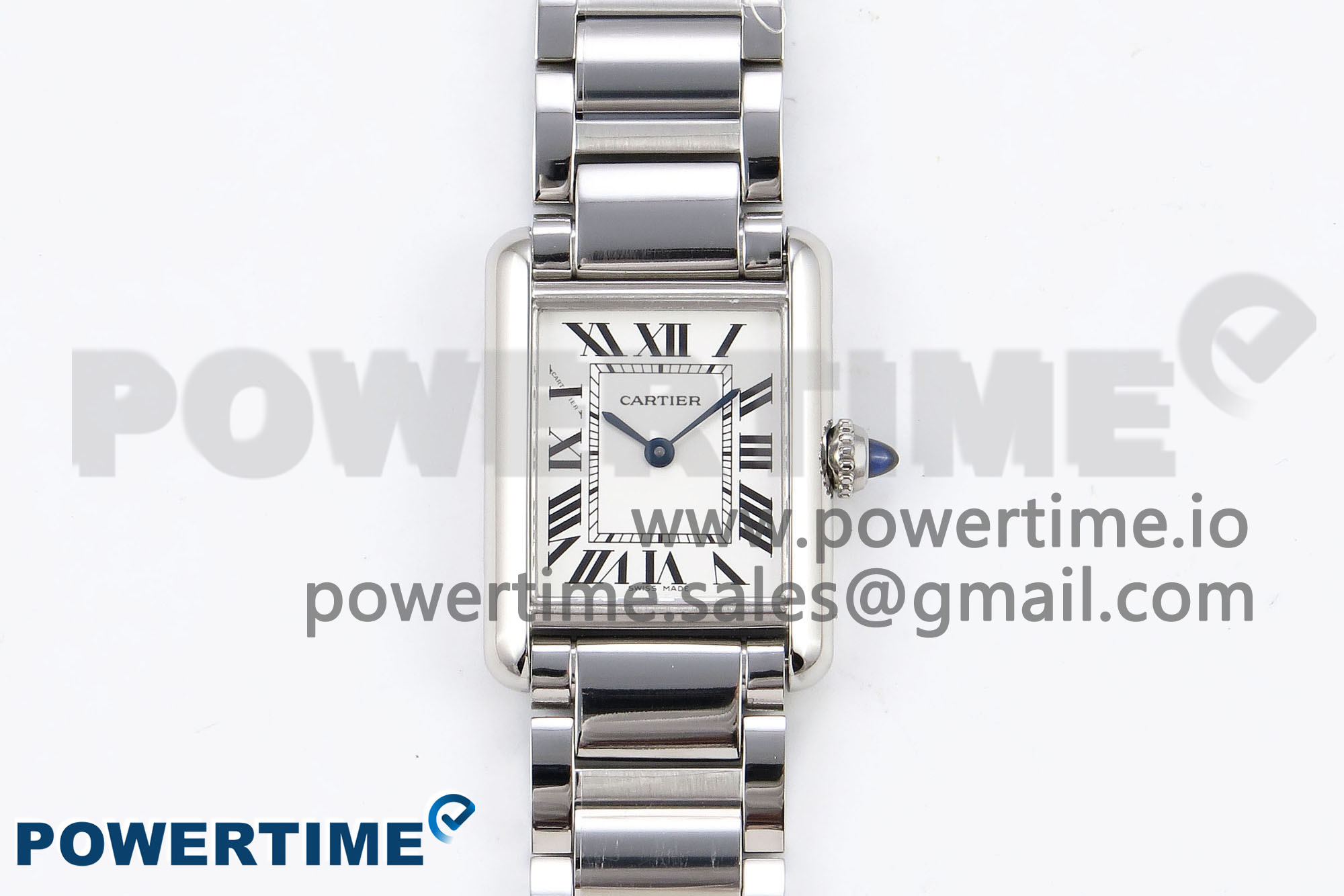 IMG_5736 Tank Must SS 33.7mm DRF 1:1 Best Edition White Dial on SS Bracelet Jap Quartz - Image 1