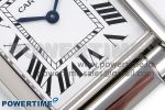 Tank Must SS 33.7mm DRF 1:1 Best Edition White Dial on SS Bracelet Jap Quartz - Image 5