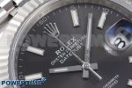 DateJust 41 126334 C+F 1:1 Best Edition 904L Steel Gray Dial on SS Jubilee Bracelet VR3235 - Image 4