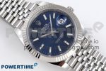 DateJust 41 126334 C+F 1:1 Best Edition 904L Steel Blue Dial on SS Jubilee Bracelet VR3235 - Image 3