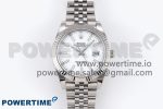 DateJust 41 126334 C+F 1:1 Best Edition 904L Steel White Dial on SS Jubilee Bracelet VR3235