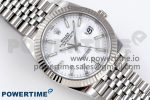 DateJust 41 126334 C+F 1:1 Best Edition 904L Steel White Dial on SS Jubilee Bracelet VR3235 - Image 3