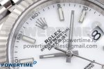 DateJust 41 126334 C+F 1:1 Best Edition 904L Steel White Dial on SS Jubilee Bracelet VR3235 - Image 4