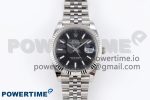 DateJust 41 126334 C+F 1:1 Best Edition 904L Steel Black Dial on SS Jubilee Bracelet VR3235
