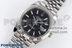 DateJust 41 126334 C+F 1:1 Best Edition 904L Steel Black Dial on SS Jubilee Bracelet VR3235 - Image 2