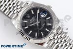 DateJust 41 126334 C+F 1:1 Best Edition 904L Steel Black Dial on SS Jubilee Bracelet VR3235 - Image 3