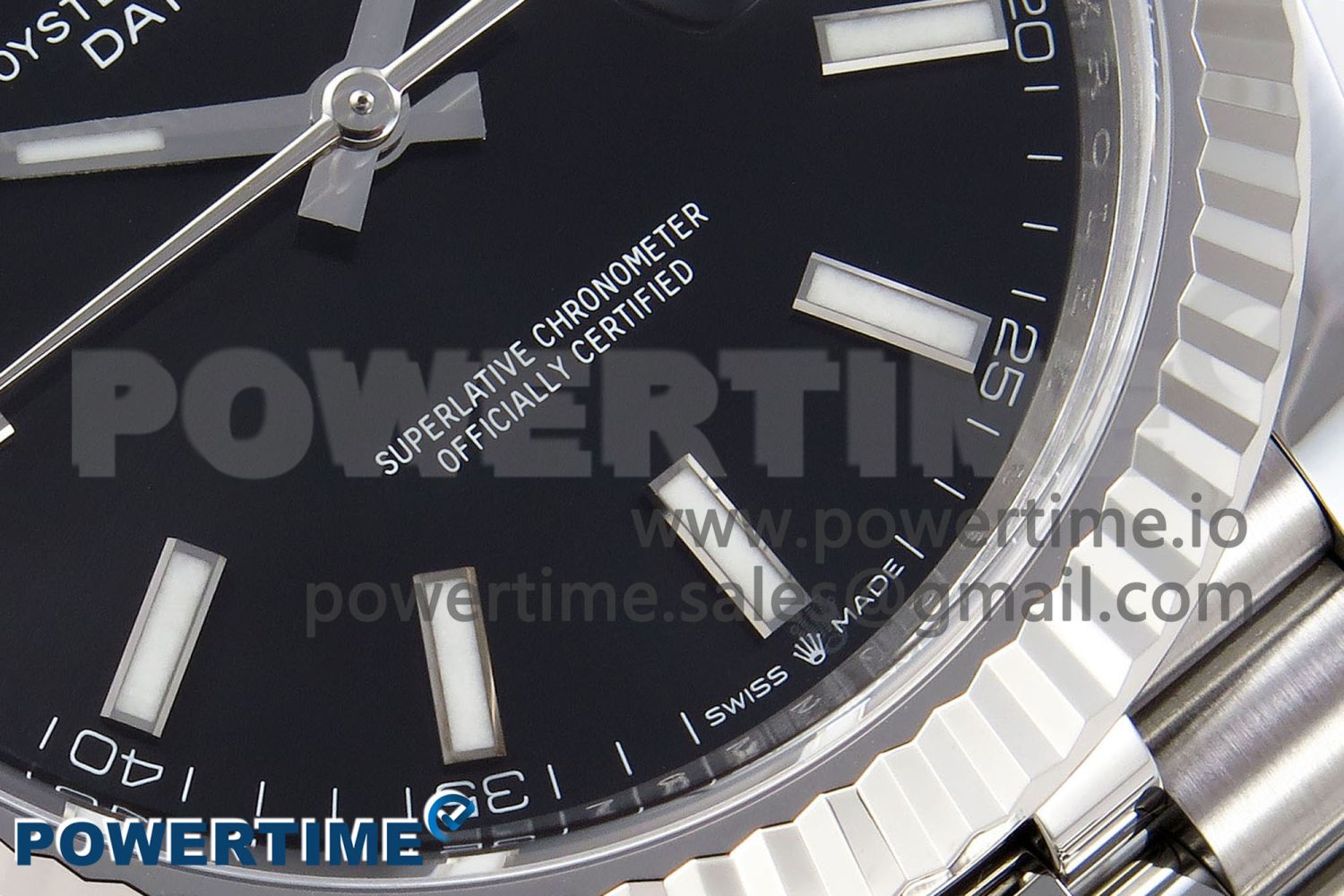 DateJust 41 126334 C+F 1:1 Best Edition 904L Steel Black Dial on SS Jubilee Bracelet VR3235 - Image 5
