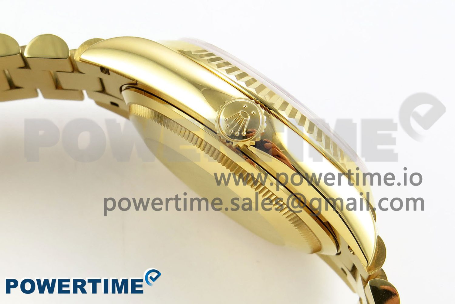 Day Date 36 YG RAF Best Edition Diamond Bezel Rock Dial on YG Bracelet A2836 - Image 6