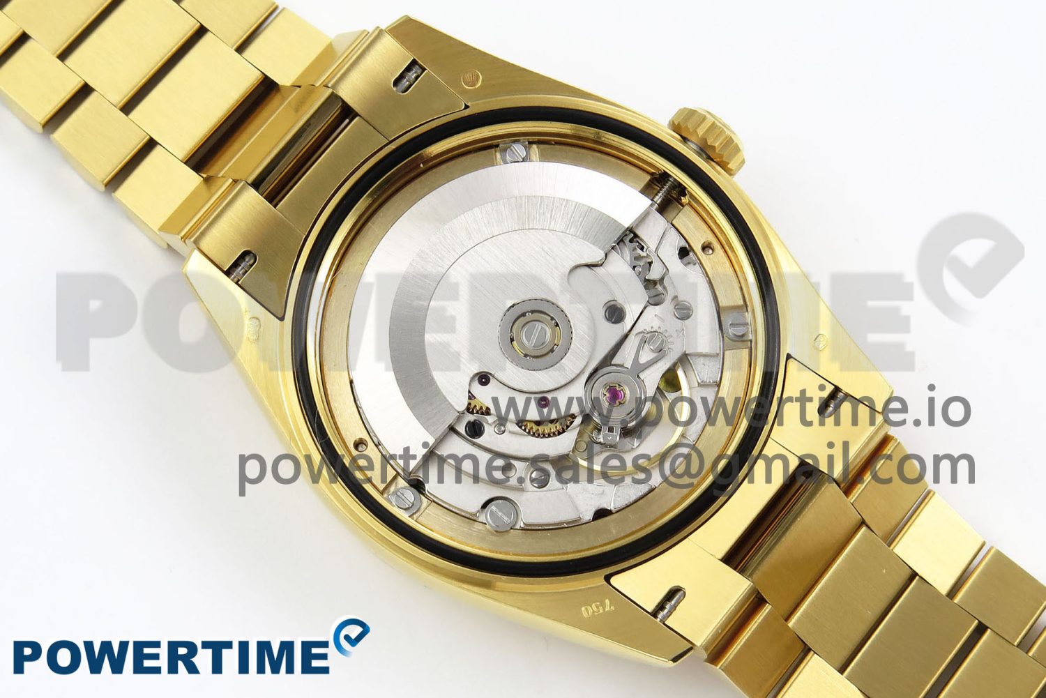 Day Date 36 YG RAF Best Edition Diamond Bezel Rock Dial on YG Bracelet A2836 - Image 10