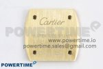 Baignoire De Cartier YG DRF 1:1 Best Edition Silver Dial on Brown Leather Strap Swiss Quartz - Image 11