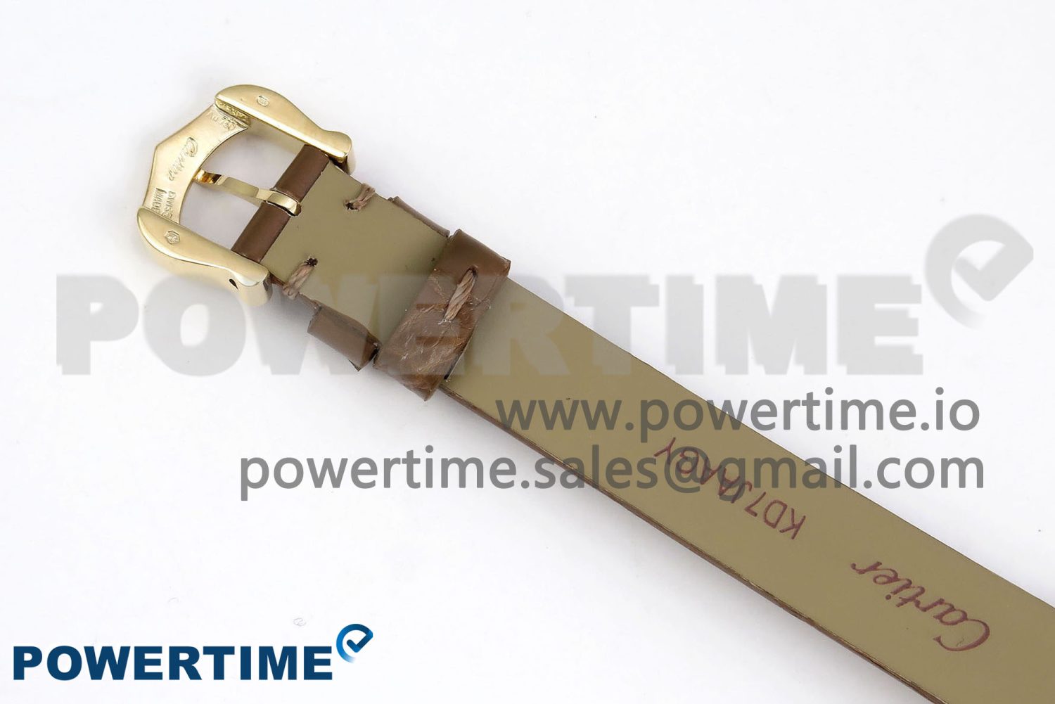 Baignoire De Cartier YG DRF 1:1 Best Edition Silver Dial on Brown Leather Strap Swiss Quartz - Image 14
