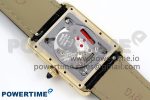 Tank Must Large YG 33.7mm DRF 1:1 Best Edition YG Dial on Black Leather Strap Swiss Quartz - Image 9