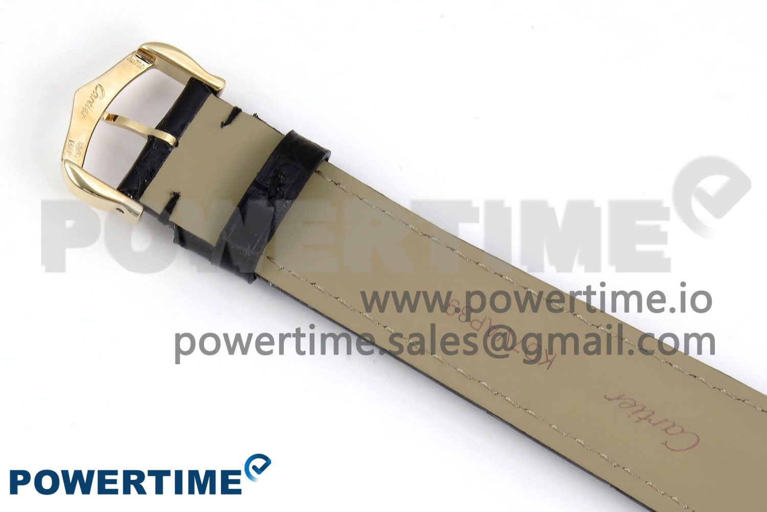 Tank Must Large YG 33.7mm DRF 1:1 Best Edition YG Dial on Black Leather Strap Swiss Quartz - Image 14