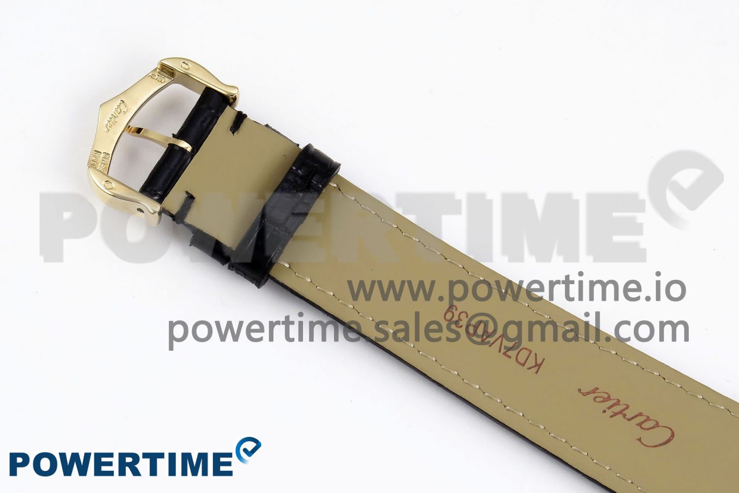 Tank Louis Cartier Large YG 33.7mm DRF 1:1 Best Edition Black Dial on Black Leather Strap Swiss Quartz - Image 14
