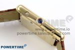 Tank Must Small YG 29mm DRF 1:1 Best Edition YG Dial on Brown Leather Strap Swiss Quartz - Image 6