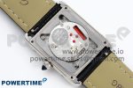 Tank Must Large SS 33.7mm DRF 1:1 Best Edition White Dial on Black Leather Strap Swiss Quartz - Image 9