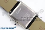 Tank Must Large SS 33.7mm DRF 1:1 Best Edition White Dial Diamonds Bezel on Black Calfskin Strap Swiss Quartz - Image 10